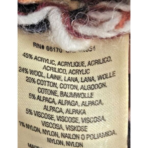 Anthropologie Knitted & knotted XS Michela sweater cardigan chunky wool blend - Picture 12 of 12